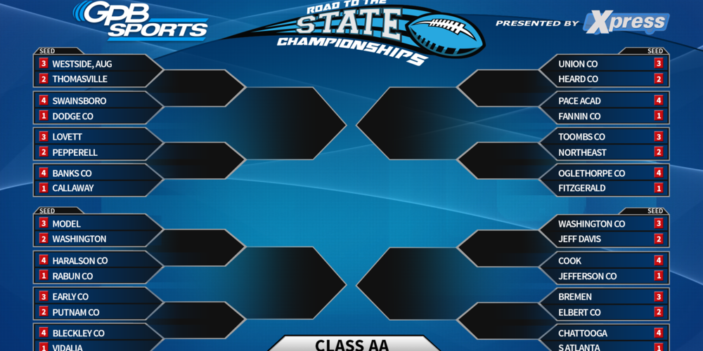 GHSA Football Playoffs Brackets Public Broadcasting